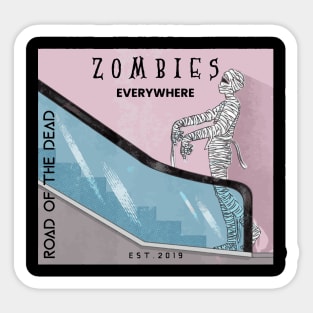 Elevator Zombie Sticker